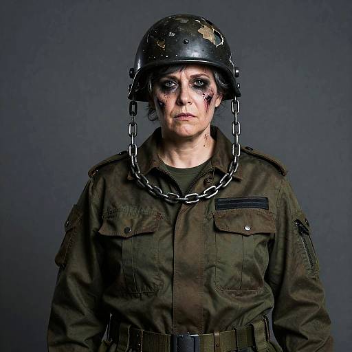 Grim Zombie Soldier Halloween Costume