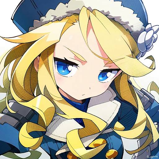 Illustration of Gunner 2 (sekaiju), sekaiju no meikyuu in the style of Gofu