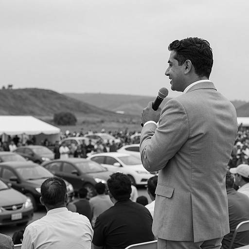 Captivating Black-and-White Outdoor Speaker