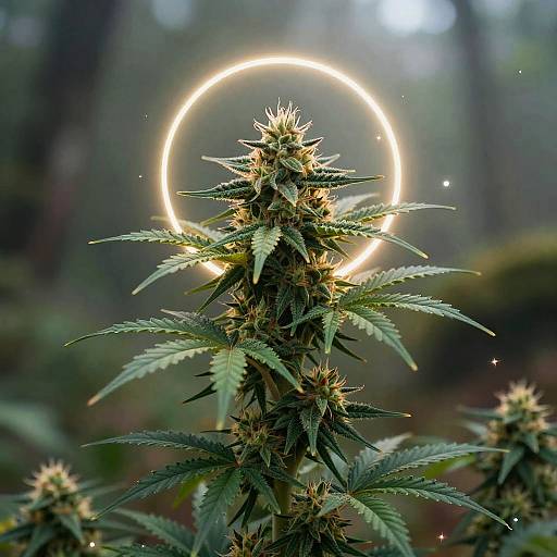 Ethereal Halo Cannabis Plant
