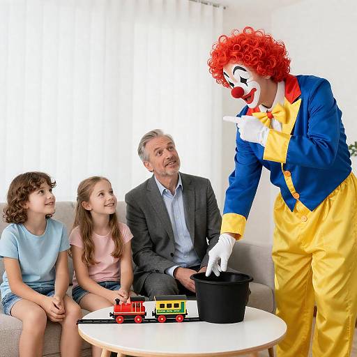 Magical Clown Performance with Children