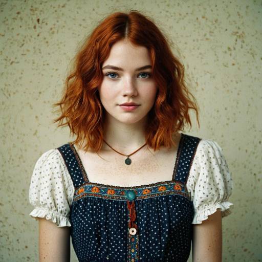 Freckled Bohemian Beauty in Style