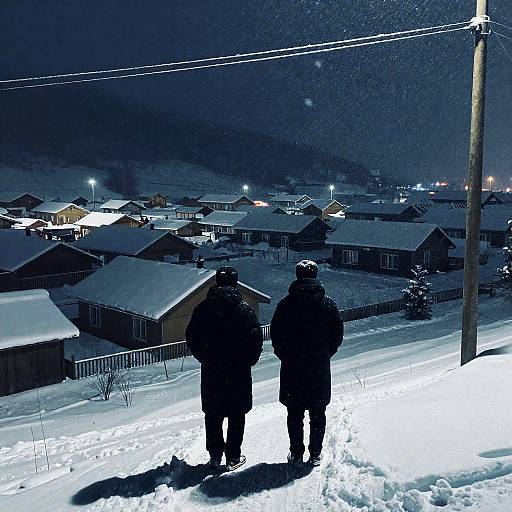 Snowy Night: A Chilling Encounter