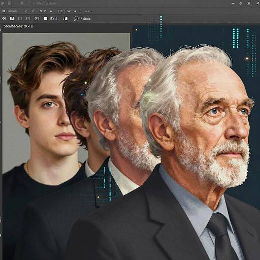 Cyber Aging Portrait Transformation