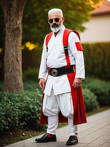 Lifestyle costume photo of Muten roushi. Cosplay clothes