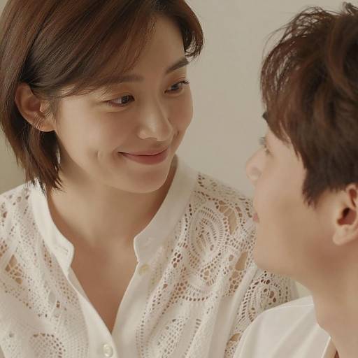 Couple Sharing a Gentle Moment