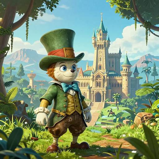 Mad Hatter in Lost City Jungle