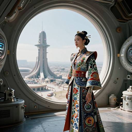 Wabi-Sabi Cyborg in Haute Couture