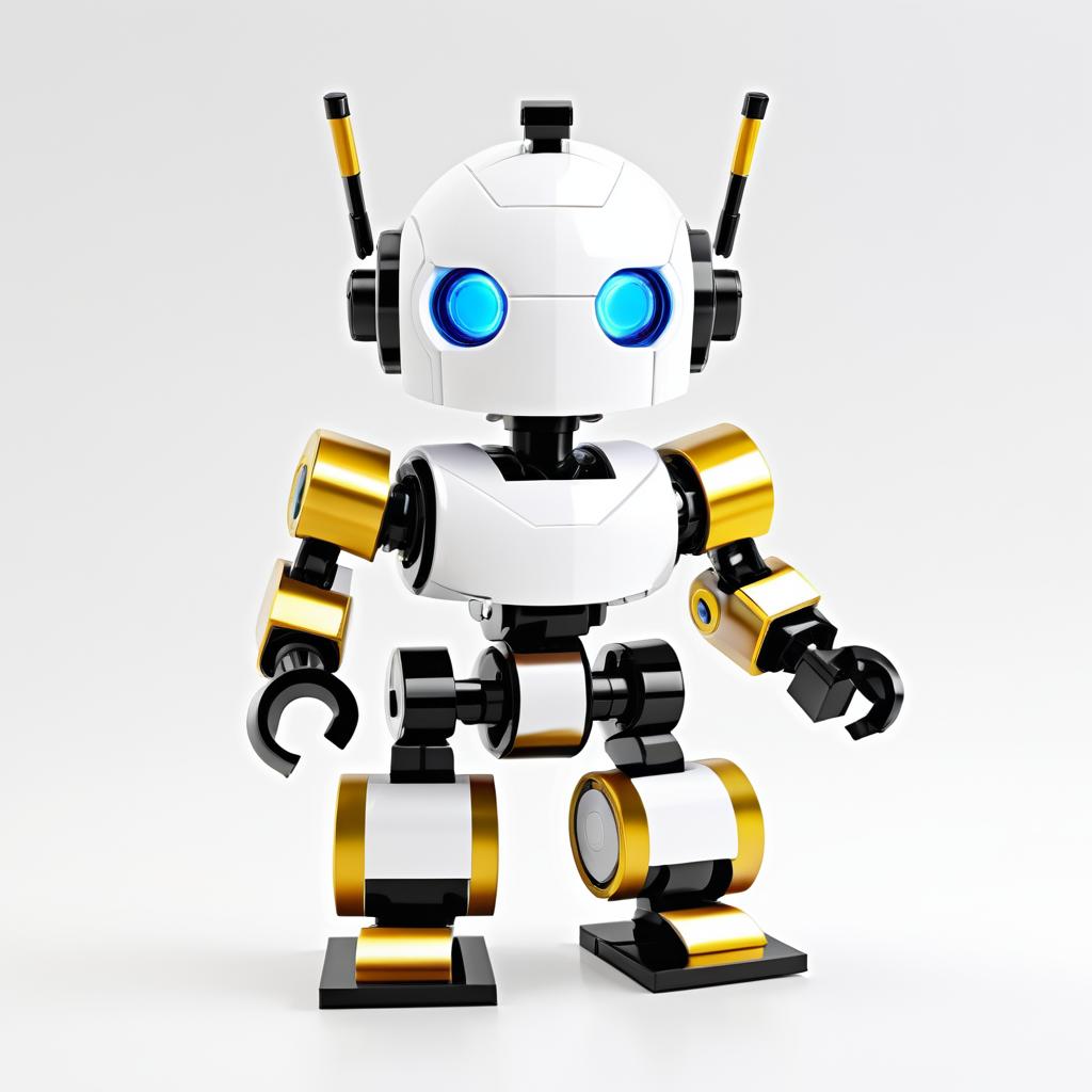 Customizable Minifigure Robot Avatar Design