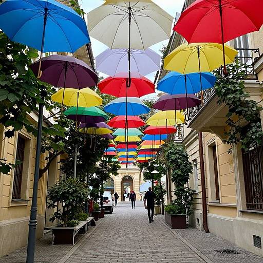 Exploring Bucharest's Umbrella Passage