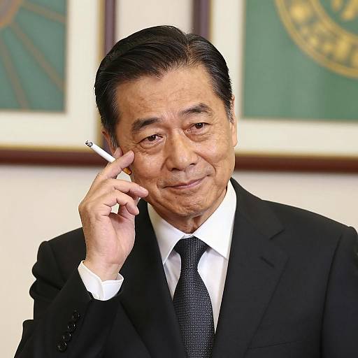 Confident Man in Tailored Suit