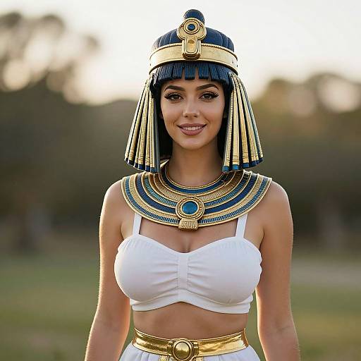 Realistic Nefertari Vivi Cosplay Photo