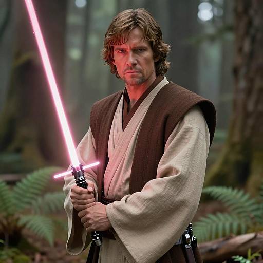 Photorealistic Adult Male Jedi Costume