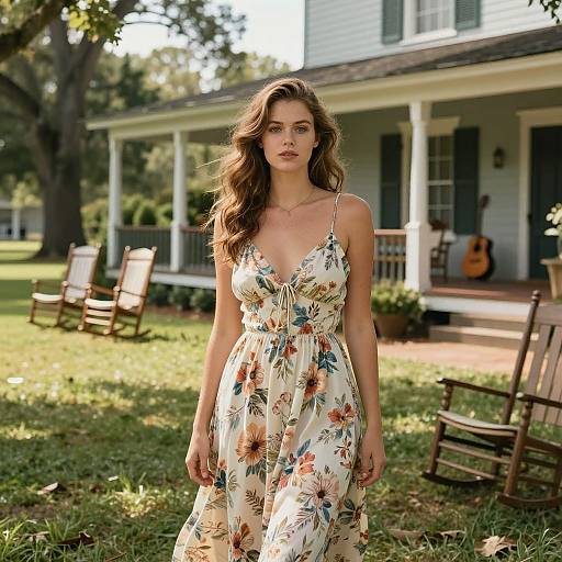 Charming Southern Elegance in Sundress