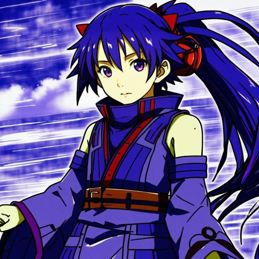 Illustration of Akatsuki (log horizon), log horizon in the style of Tsukiyo (skymint)