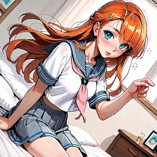 Kirino Kousaka in School Uniform Indoors