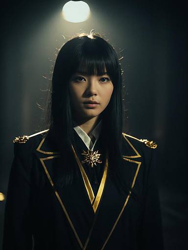 Realistic Saki Hanajima Cosplay Photo