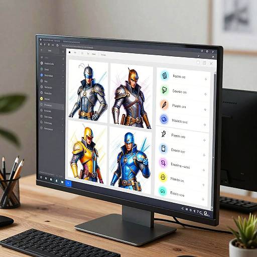 High-Tech Character Drawing Generator