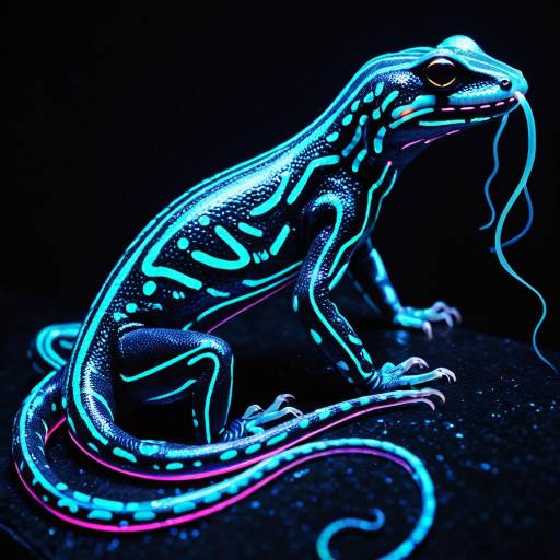Glow of the Cyberpunk Salamander