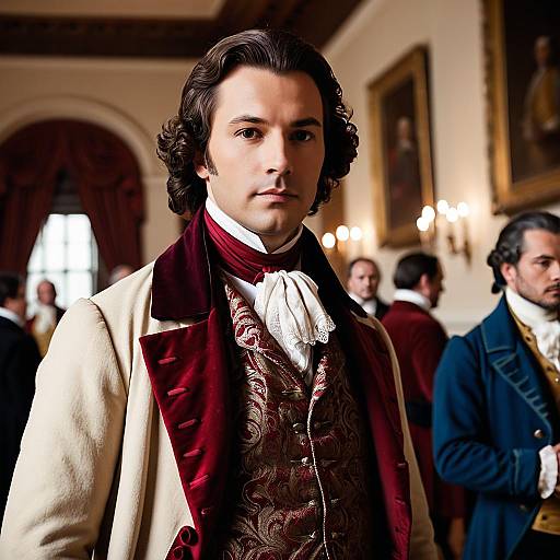 18th Century Gentleman in Washington Costume