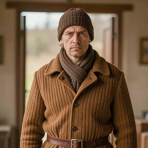 Photorealistic Portrait of a Middle-Aged Man