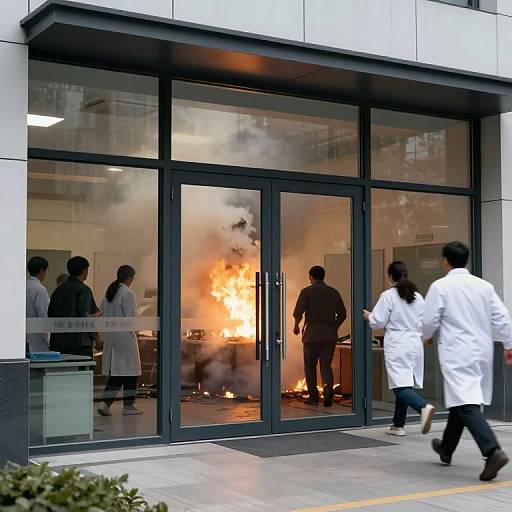 High-Tech Building Explosion Escape