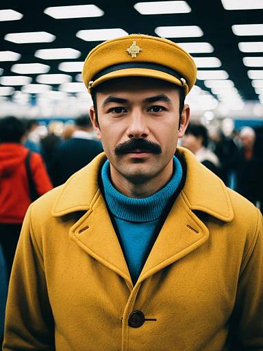 Man in Tintin Cosplay Festival Portrait