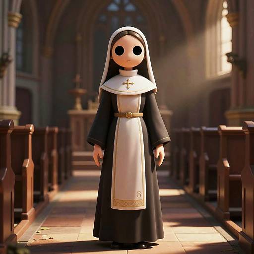 Ultra-Realistic Bloodborne Vicar Amelia