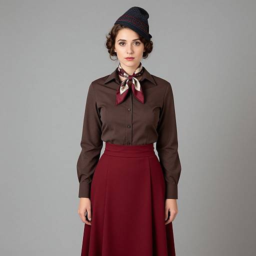 Retro Vintage Woman Costume