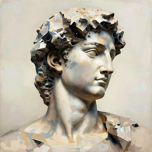 Abstract Female Silhouette Concept Art