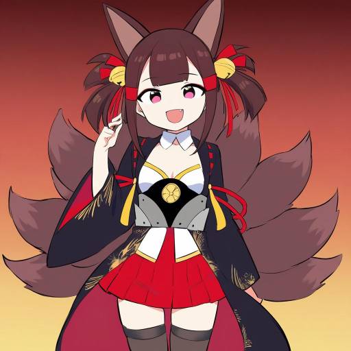 Illustration of Akagi-chan (azur lane), azur lane in the style of Ooyun