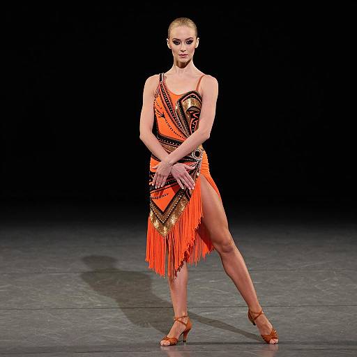 Elegant Ballet Dancer in Stunning Costume