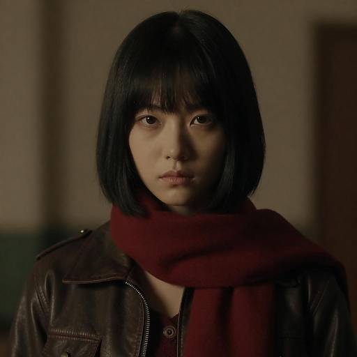 Moody Cinematic Portrait of Dark Bob