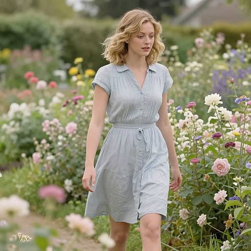 Isla Fisher in Summer Garden