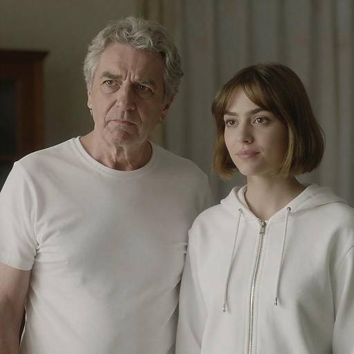 Portrait of Older Man with Young Woman