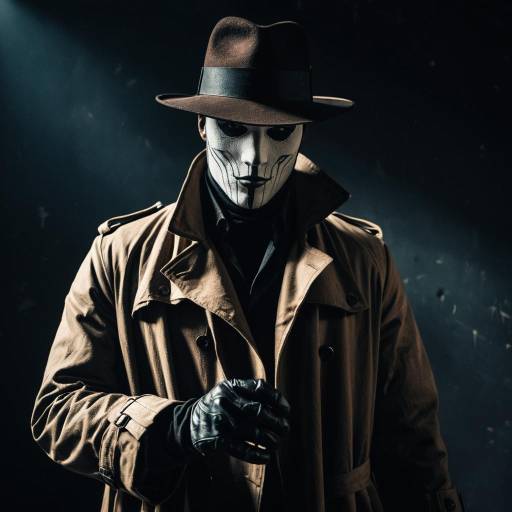 Dark Man Cosplay in Trench Coat and Fedora