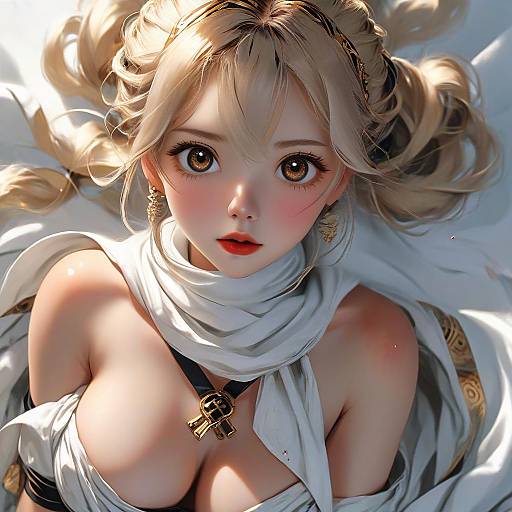 Erotic Petite Girl in Toga