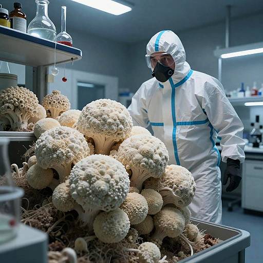 Blobby Fungus Overruns High-Tech Lab