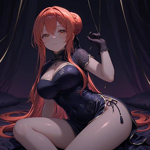 Illustration of Monarch (azur lane), azur lane in the style of Shiraha maru