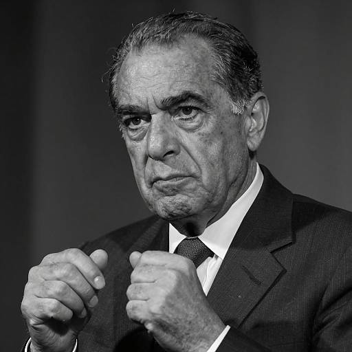 Intense Expression Portrait of an Older Man