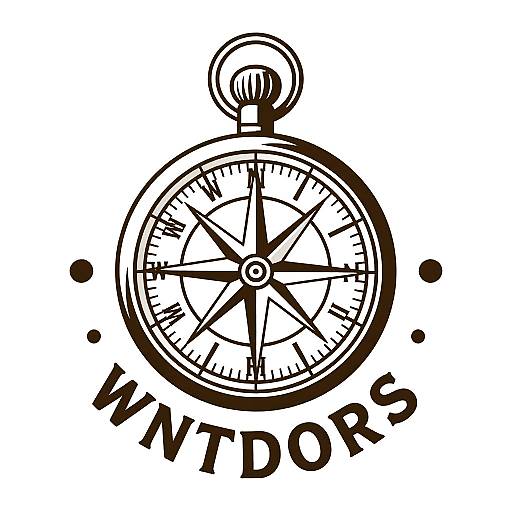 Vintage Compass Outdoors Logo Design