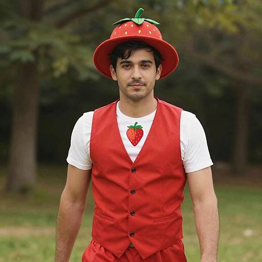 Realistic Adult Strawberry Costume