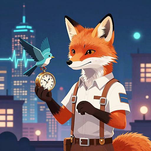 Streetwise Fox Mechanic and Clockwork Birds