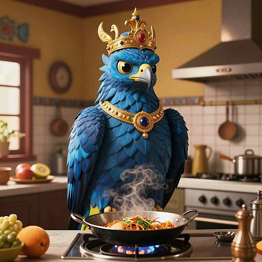 Artistic Depth Map Portrait of Vayu