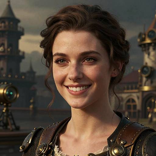 Alexandra Daddario Steampunk Portrait