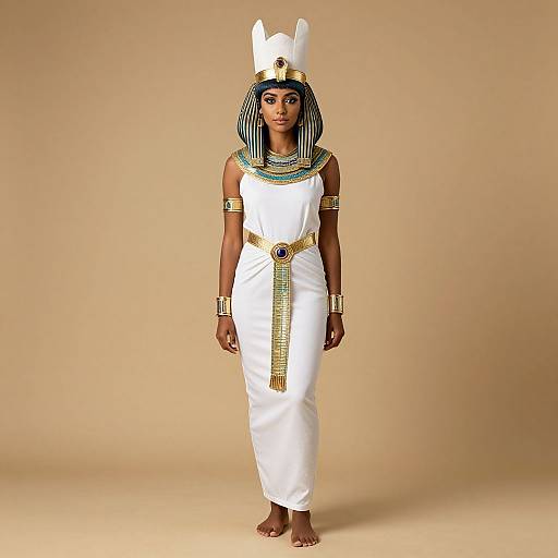 Egyptian Goddess Full-Body Portrait