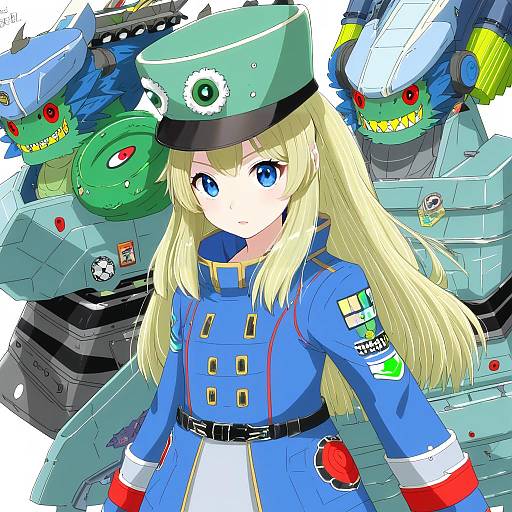 Illustration of Gunner (sekaiju), sekaiju no meikyuu in the style of Minakami (flyingman555)