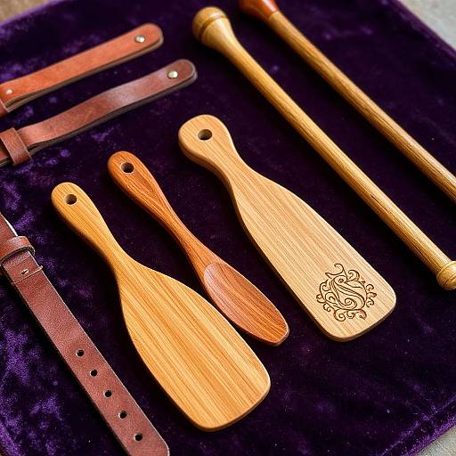 Detailed Arrangement of Spanking Instruments