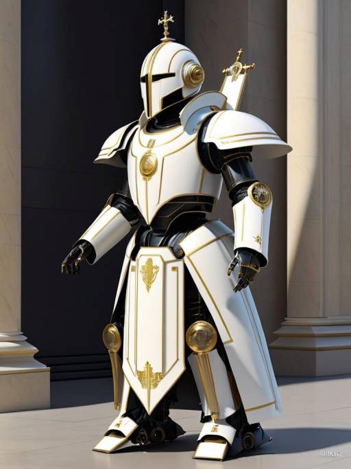 Neoclassical Robot Pontiff Concept Art