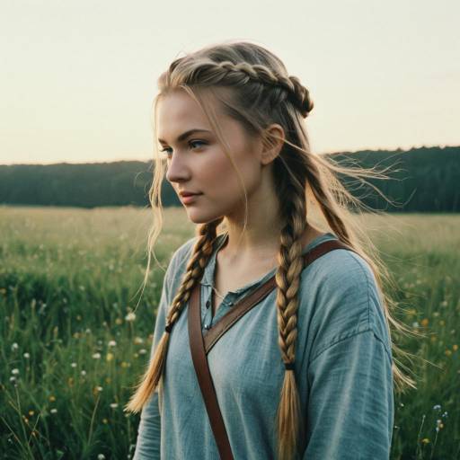 Viking-Inspired Fashion in Meadow Dawn